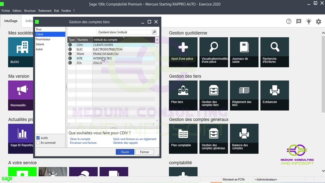 Gestion des comptes tiers et lettrage manuel #02