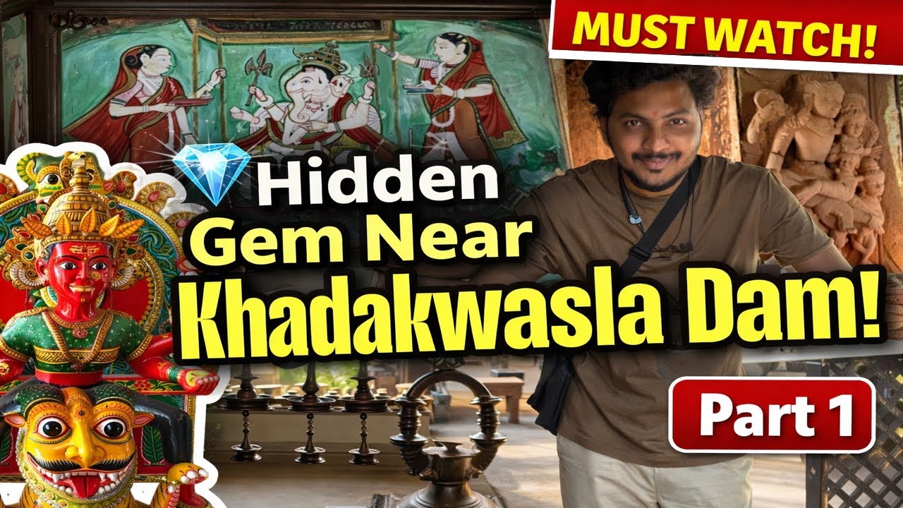 Best Hidden Places Near Pune | Zapurza Museum of Arts & Culture |Khadakwasla Dam | Part 1