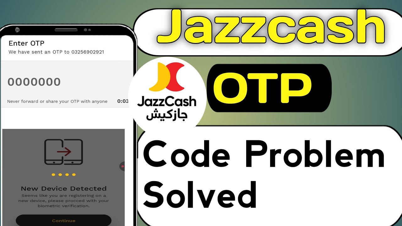 JazzCash OTP Code Nahi Aa Raha? 100% Solution | OTP Problem Fix 2025