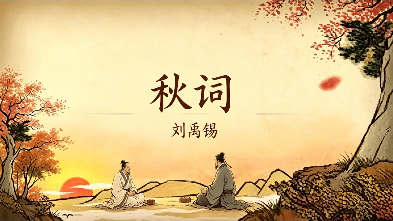 【第11期】解读最美古诗词：《秋词》| 唐代最&ldquo;犟&rdquo;的诗人！被贬23年却写下最豪迈的秋天，绝境中的逆袭哲学，看刘禹锡如何在低谷中&ldquo;一鹤冲天&rdquo; 。