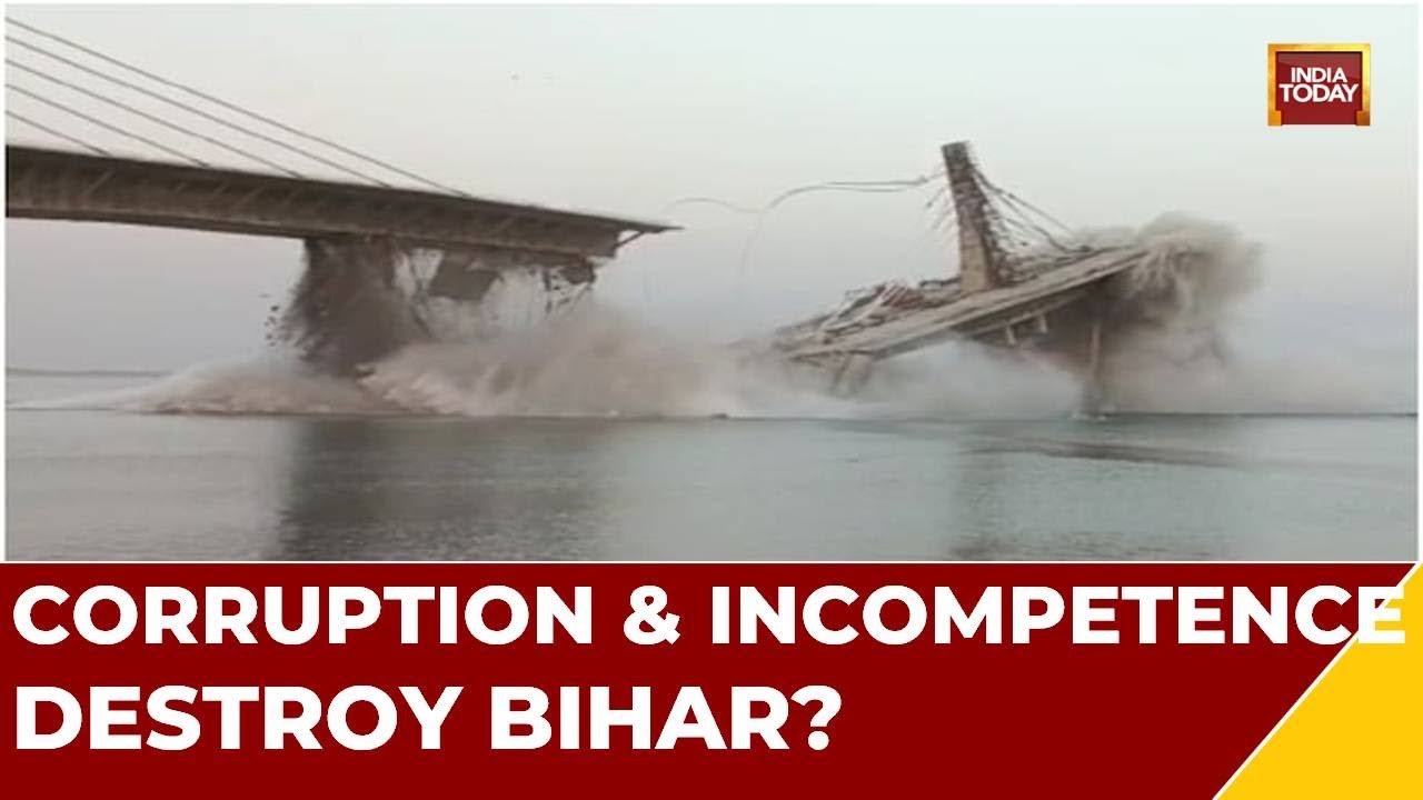 CM Nitish Kumar Orders Probe As Under Construction Bridge Collapses In Bihar's Bhagalpur