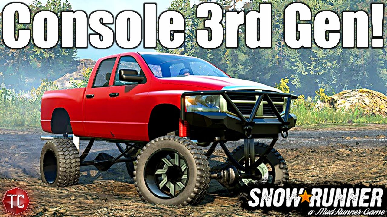 SnowRunner: NEW, CONSOLE FRIENDLY 3RD GEN DODGE RAM!