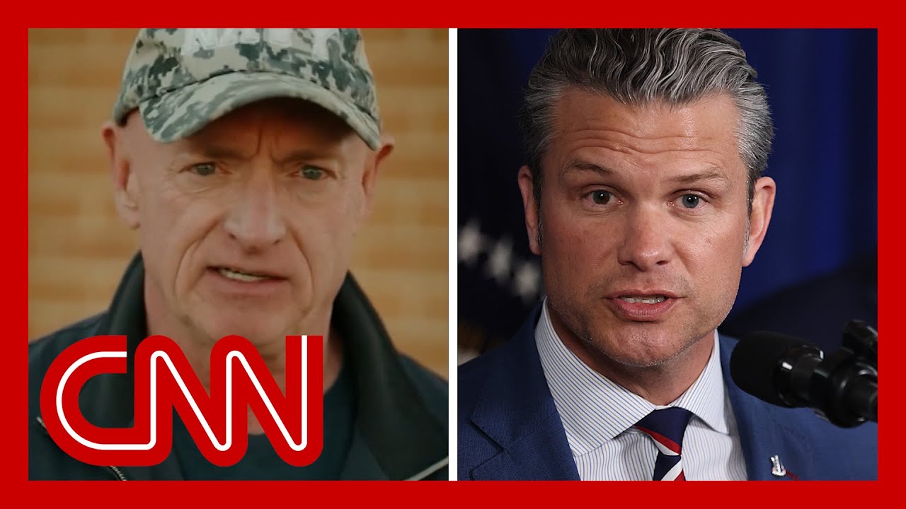 Hear Sen. Mark Kelly&rsquo;s response to Pete Hegseth moving to cut his retirement pay