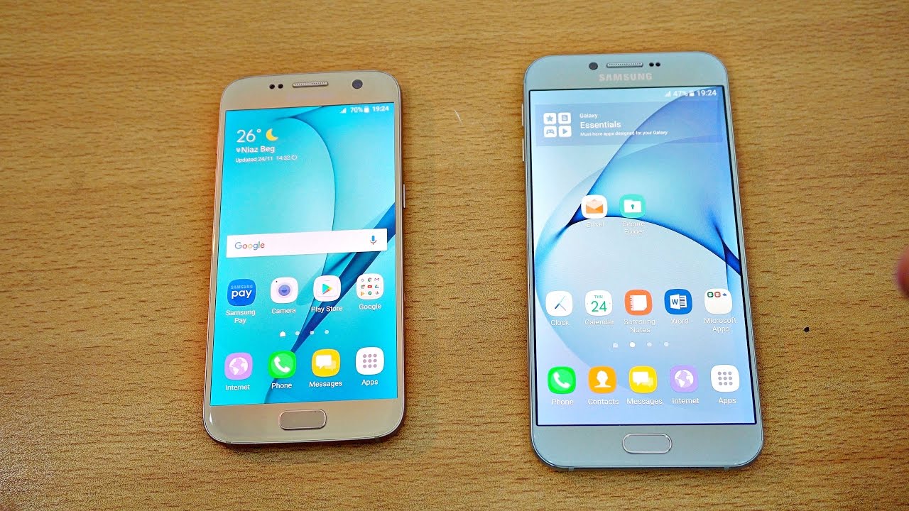 Samsung Galaxy S7 Android 7.0 Nougat vs Grace UX Comparison! (4K)