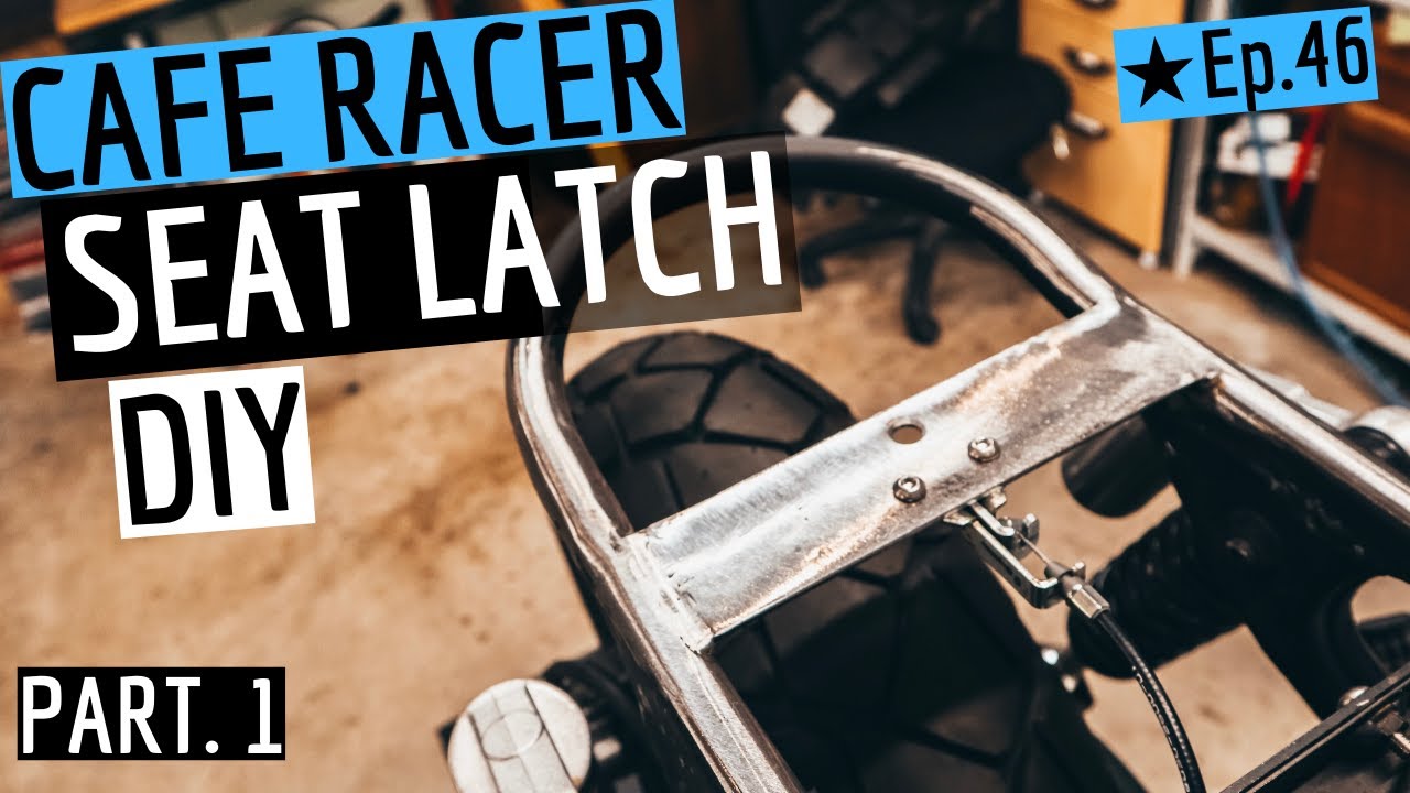 Cafe Racer Parts and DIY Seat Latch PART 1. & XV750 Virago Compression Test