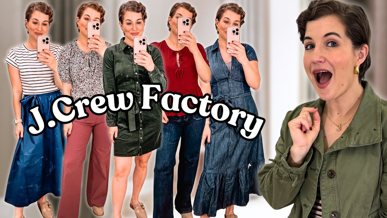 J. CREW FACTORY Winder 2025 Try On Haul | Petite Outfit Ideas