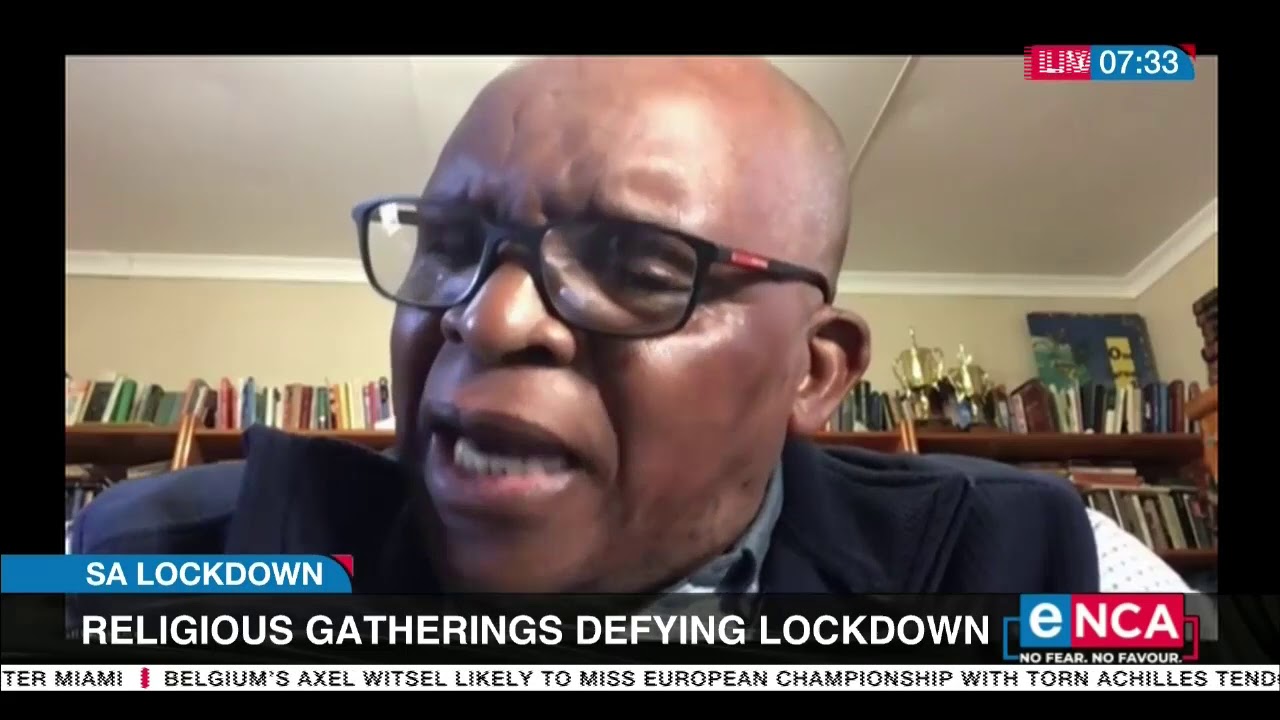Religious gathering defying lockdown