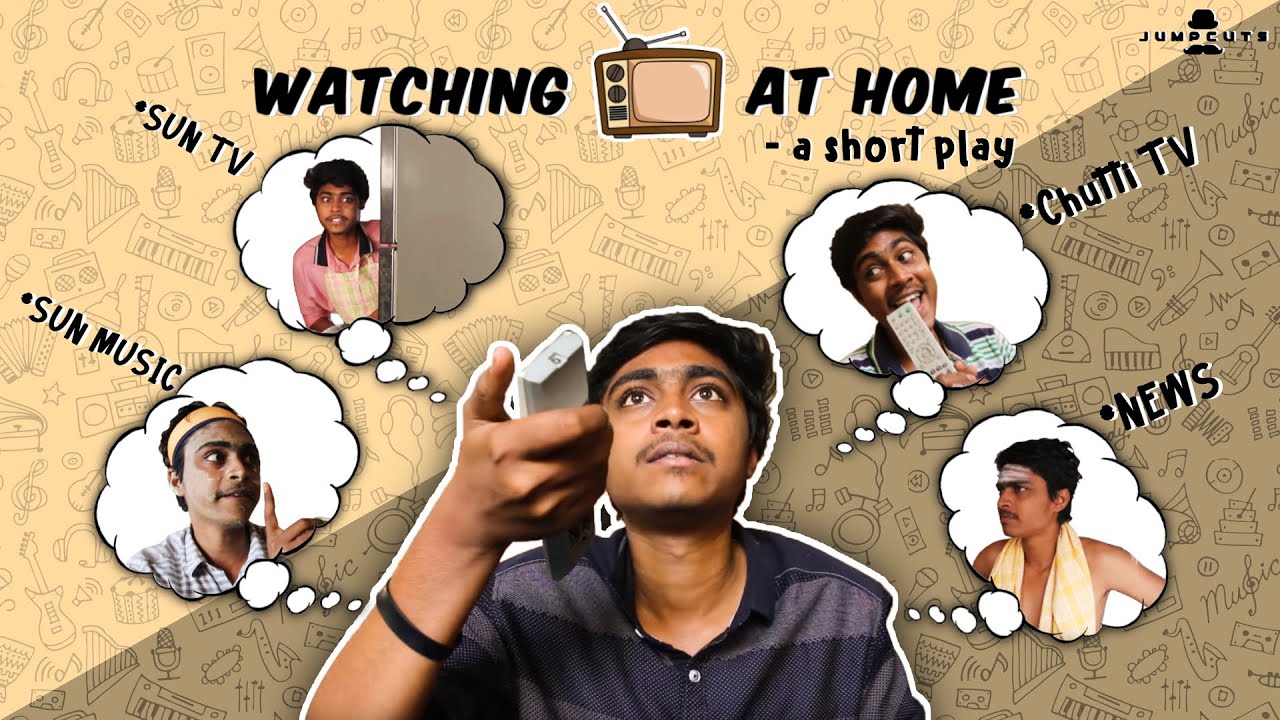 Watching Tv at home - a short play