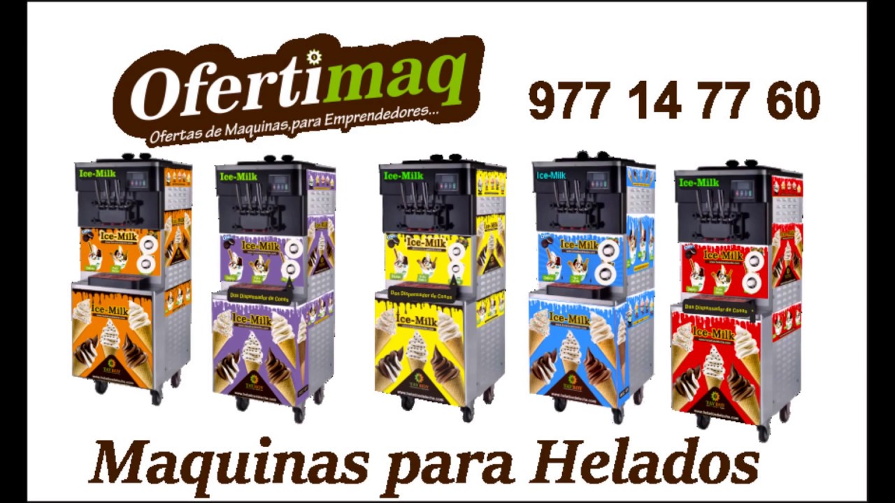 MÁQUINA DE HELADOS SOFT - PERÚ - DIRECTO DE FABRICA