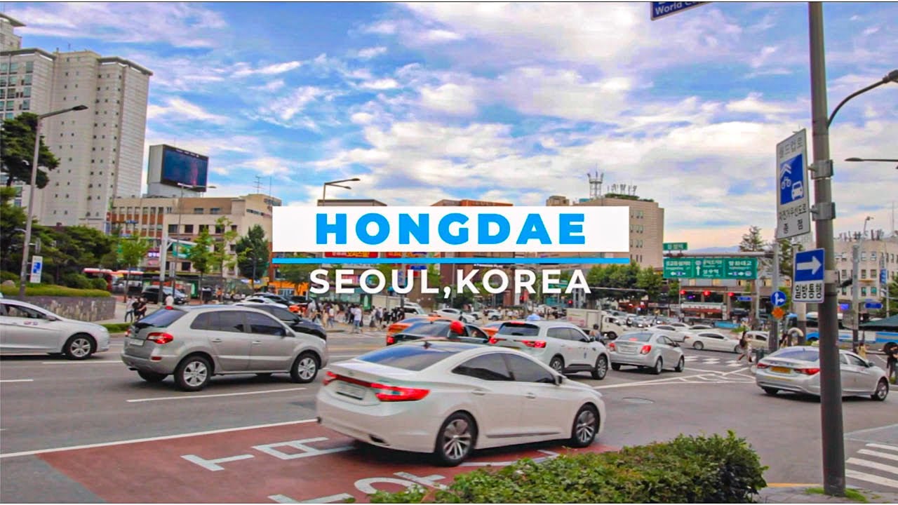 Hongdae Shopping Street | Evening walk | Seoul,Korea
