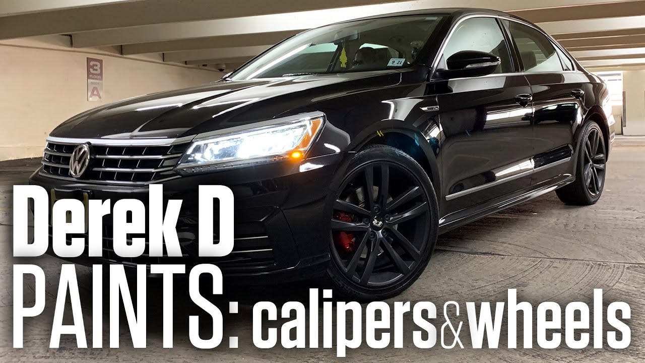 Derek D Paints his Calipers & Wheels (read description)