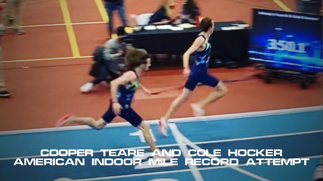 Cooper Teare, Cole Hocker Indoor Mile American Record Attempt at The Windy City Invitational (Race)