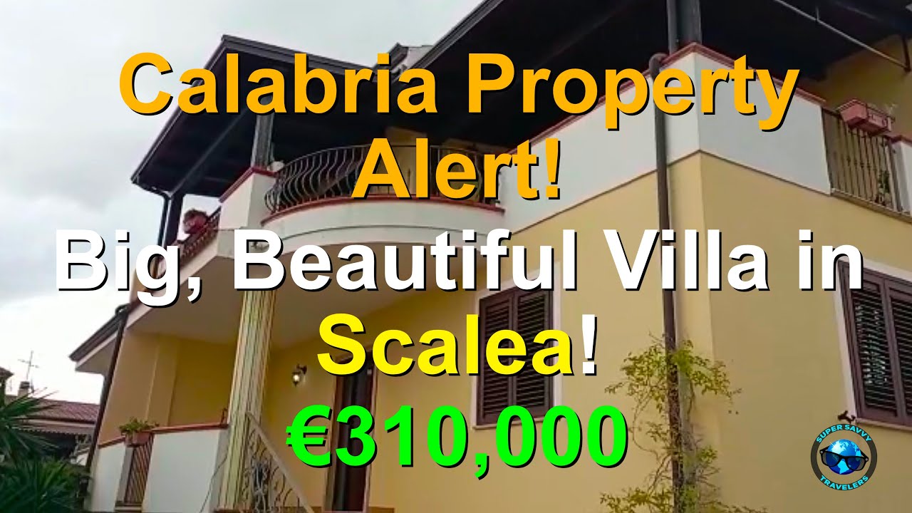 Calabria Property Alert! Big, Beautiful Villa in Scalea! €310,000