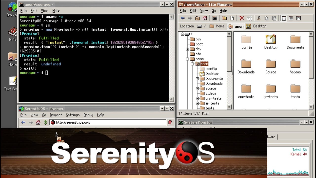 Serenity OS Deniyoruz! Bu Sefer  Oldu