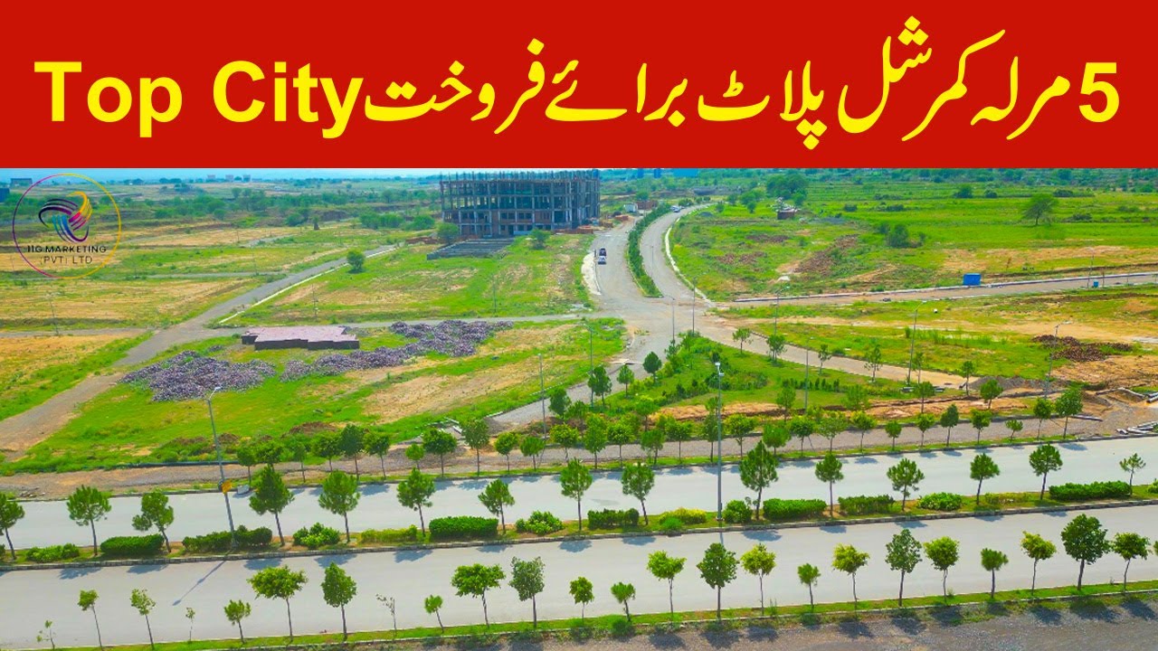 5 Marla Commercial Plot for Sale in Top City