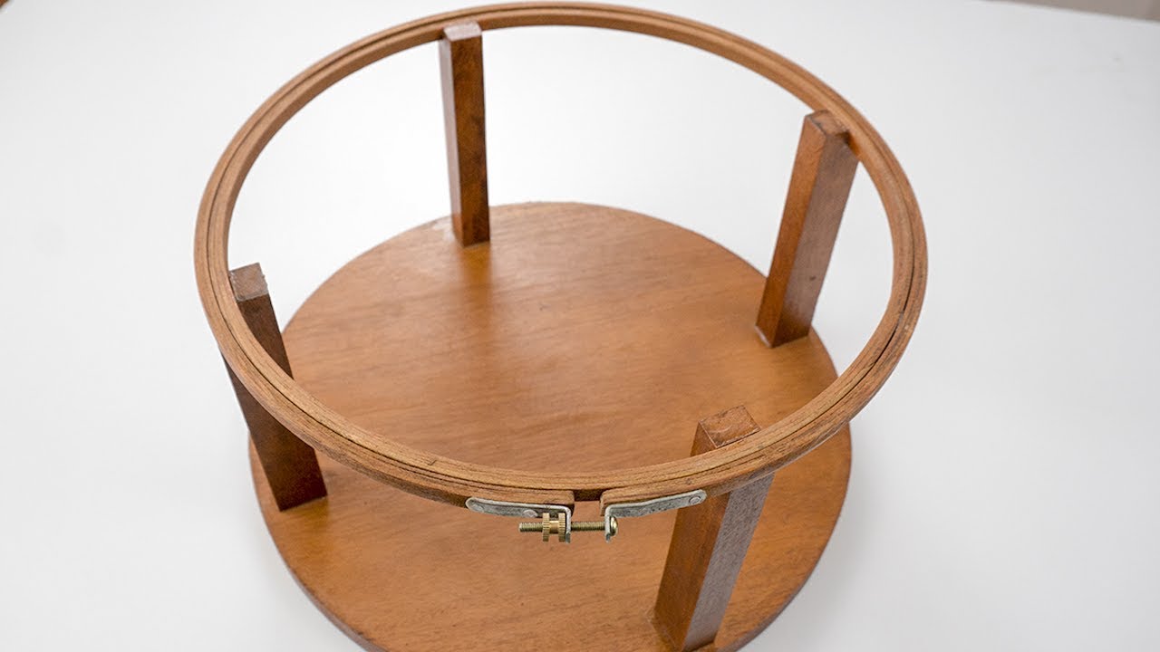 Простая стойка для ручной вышивки | Simple Aari Work Stand от DIY Stitching