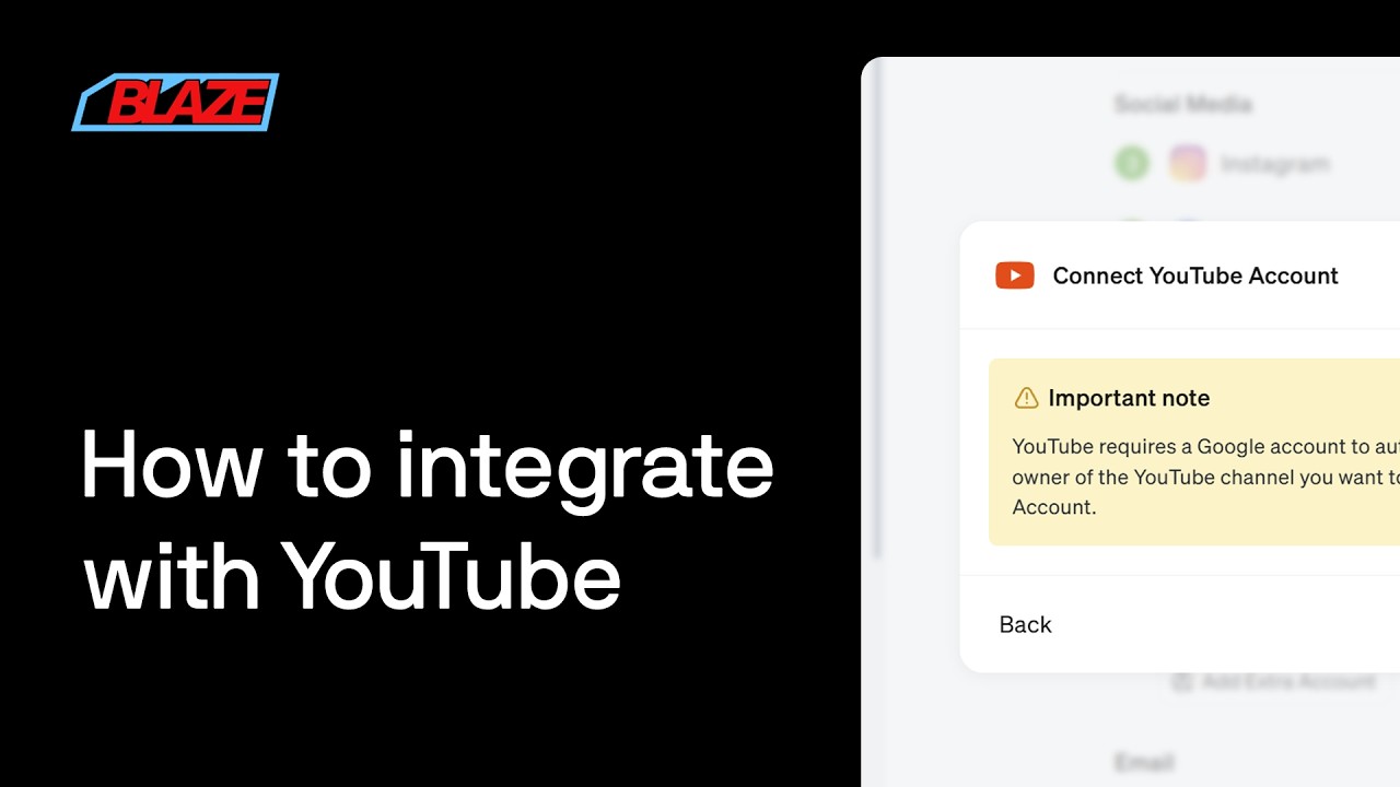 How to Integrate with YouTube