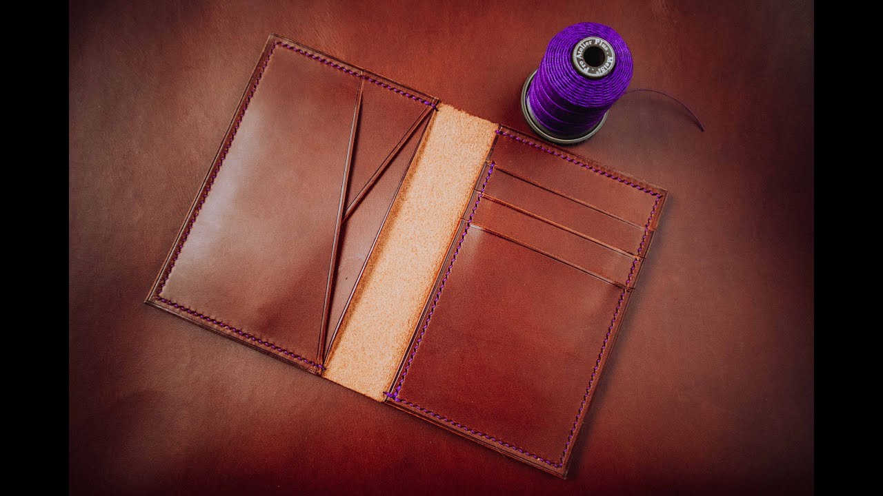 How To Make A Leather Bifold Wallet By Hand // Will Hodges