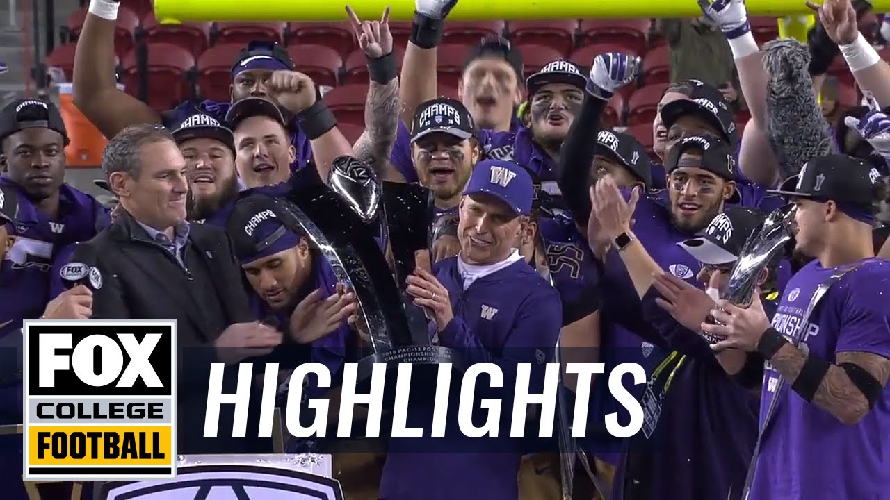 Washington captures the Pac-12 Championship over Utah | FOX COLLEGE FOOTBALL HIGHLIGHTS