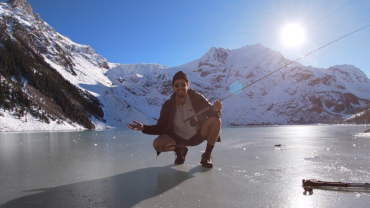 Joffre Lakes (Hike and Fish) in November Snow