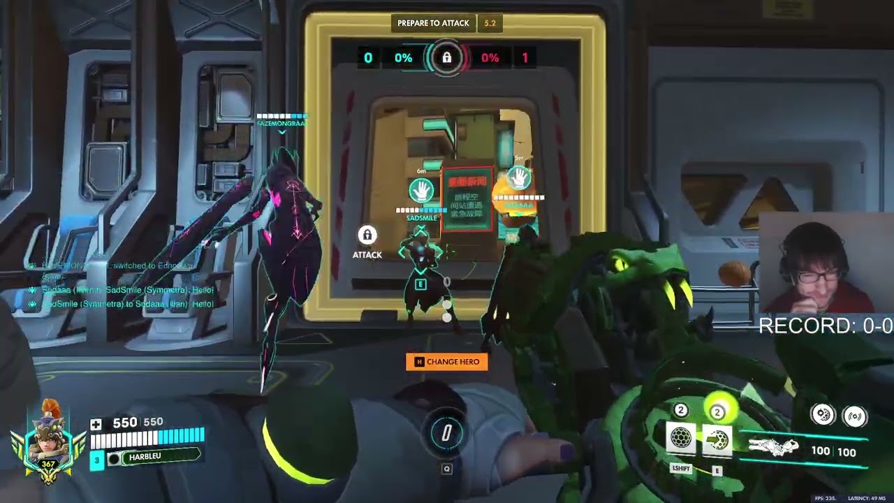 41 ELIMS🥵 Harbleu TOP 500 Zarya & hammond Gameplay Overwatch season 1