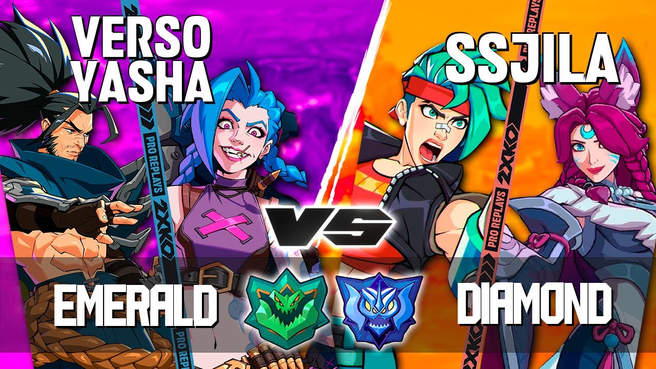 2XKO ▰ VERSO - YASHA (Jinx-Yasuo) vs SSJILA (Vi-Ahri) ▰ 2XKO Pro level replays