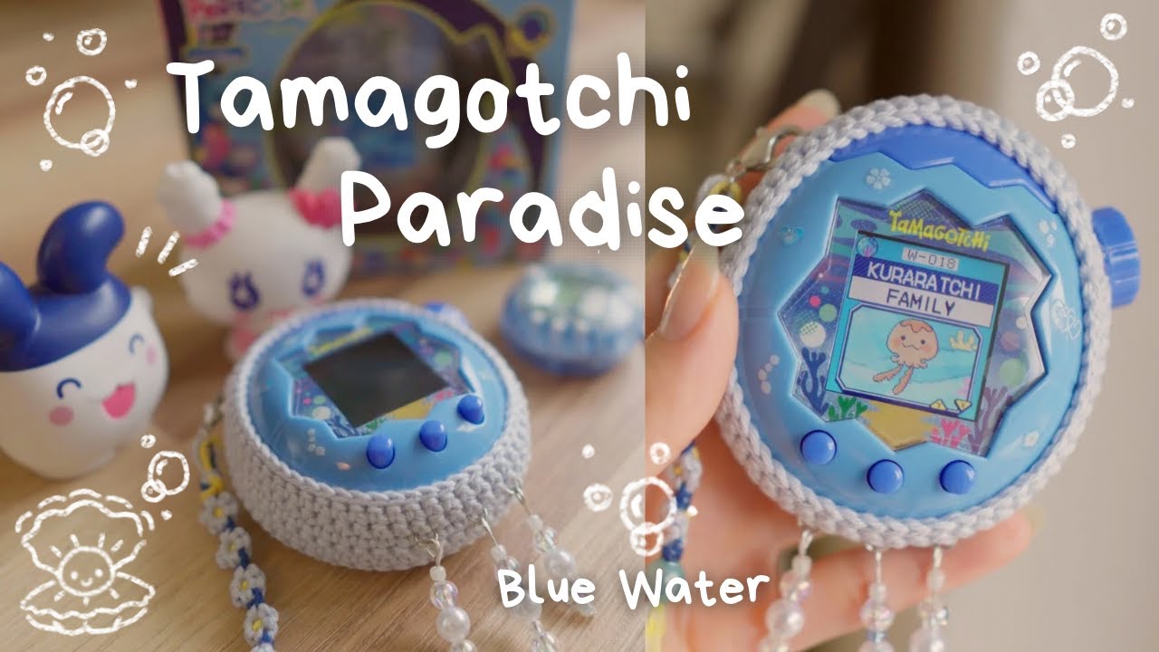 The Tamagotchi Paradise 🪼│ Blue Water: unboxing, first impressions, gameplay + customization ideas✨