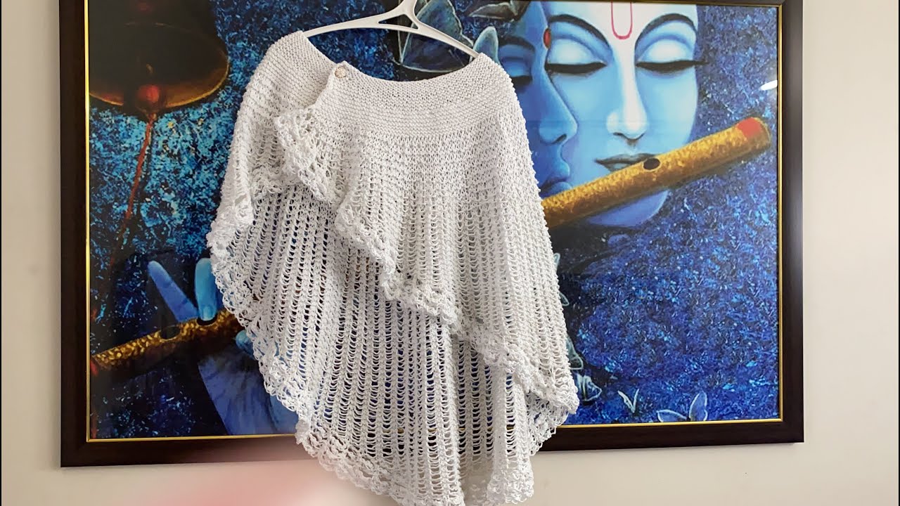 Summer Knitting Capelet|| Shrug || Pounchu 