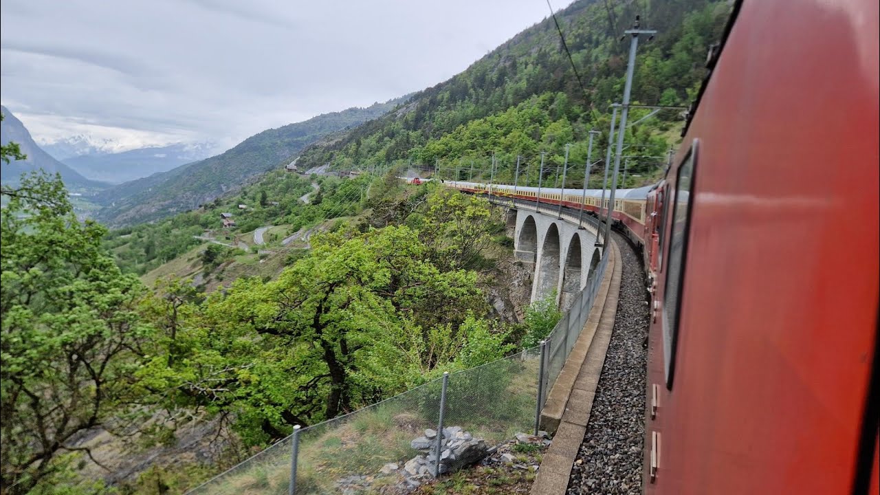 Fahrt mit dem AKE Rheingold von Basel Badischer Bahnhof bis Domodossola