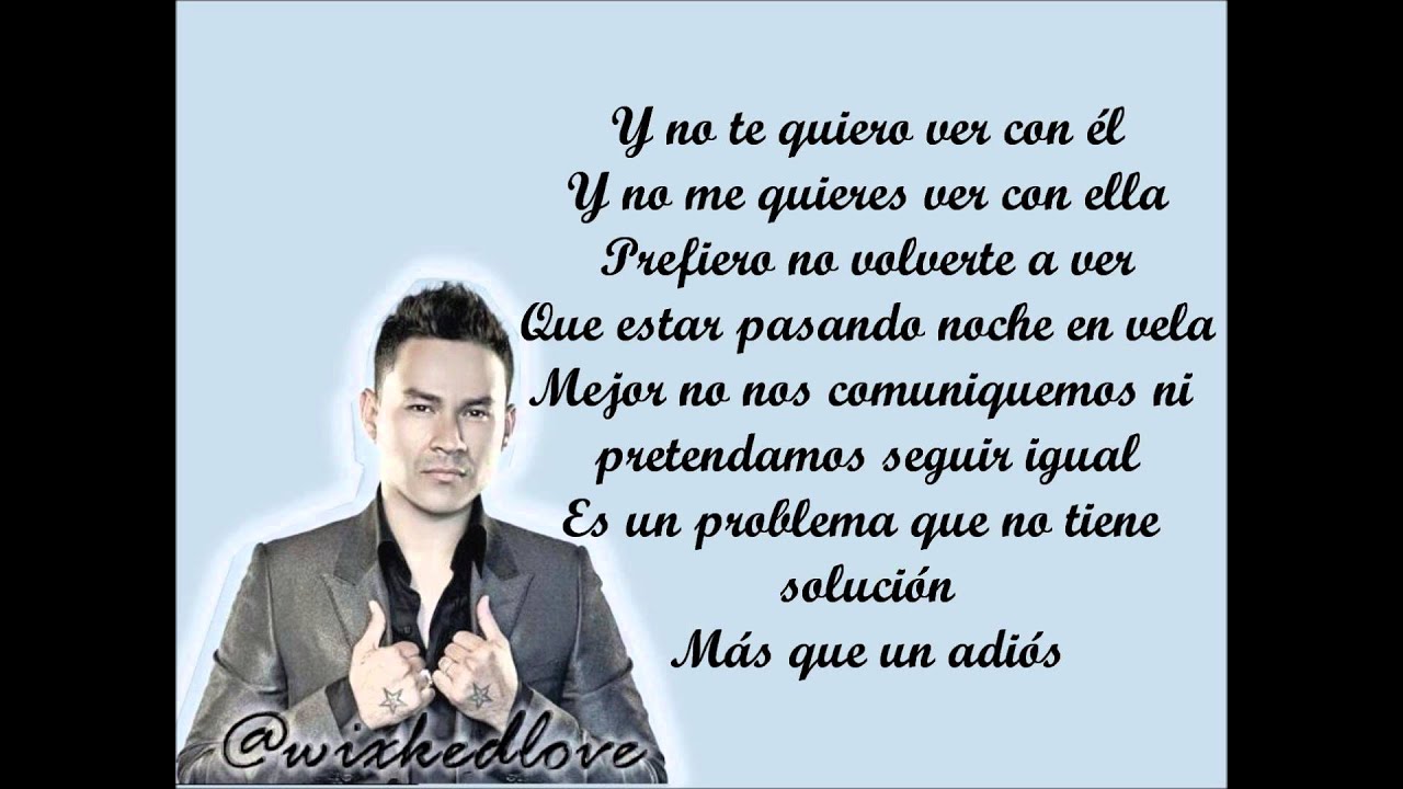 Frankie J- No Te Quiero Ver Con El Lyrics
