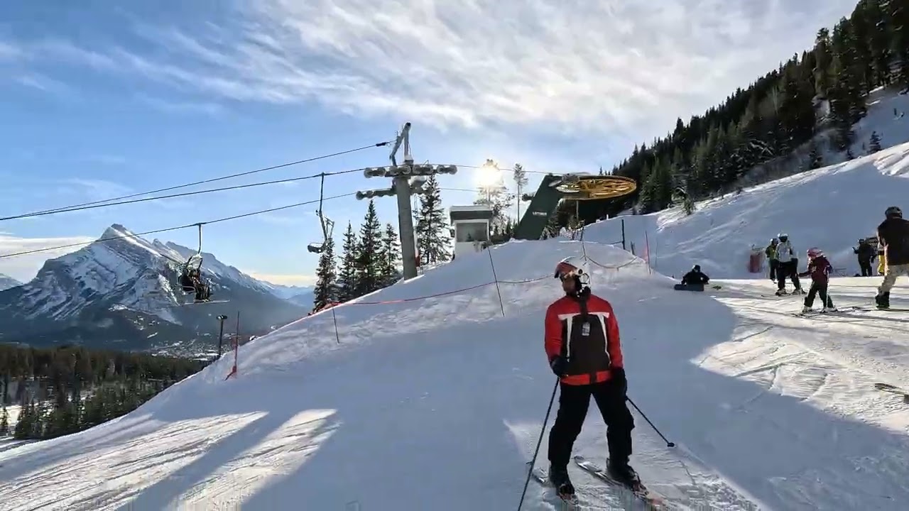 Skiing at Norquay & Night Skiing!