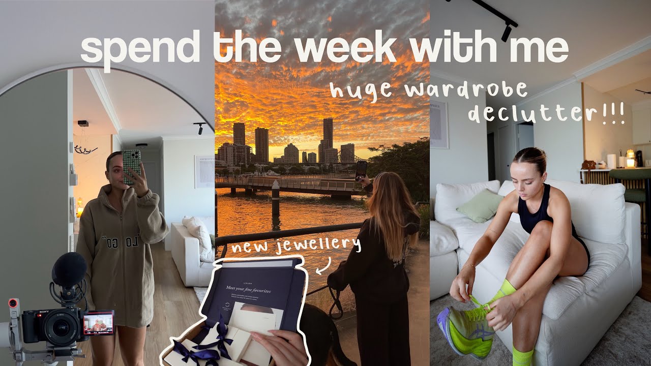 spend the week with me! HUGE wardrobe declutter, new jewellery, upgrading the vlog