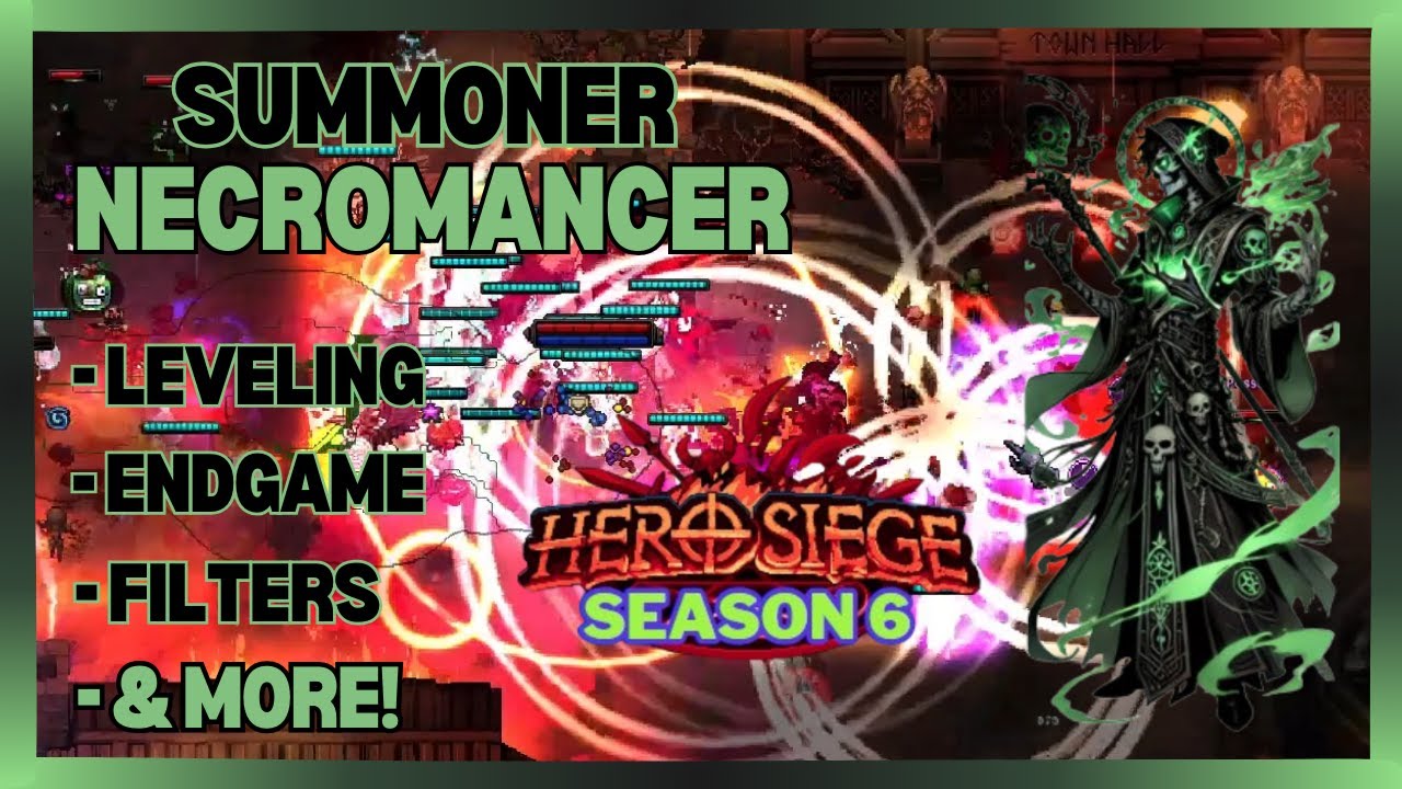 Summoner - Necromancer | Full Build Guide | Hero Siege - Season 6