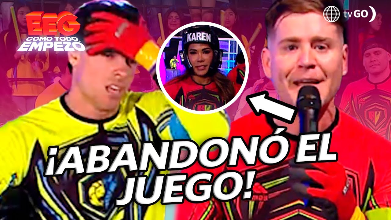 EEG Como Todo Empezó:  Katia Palma reclamó que Karen abandonó el juego