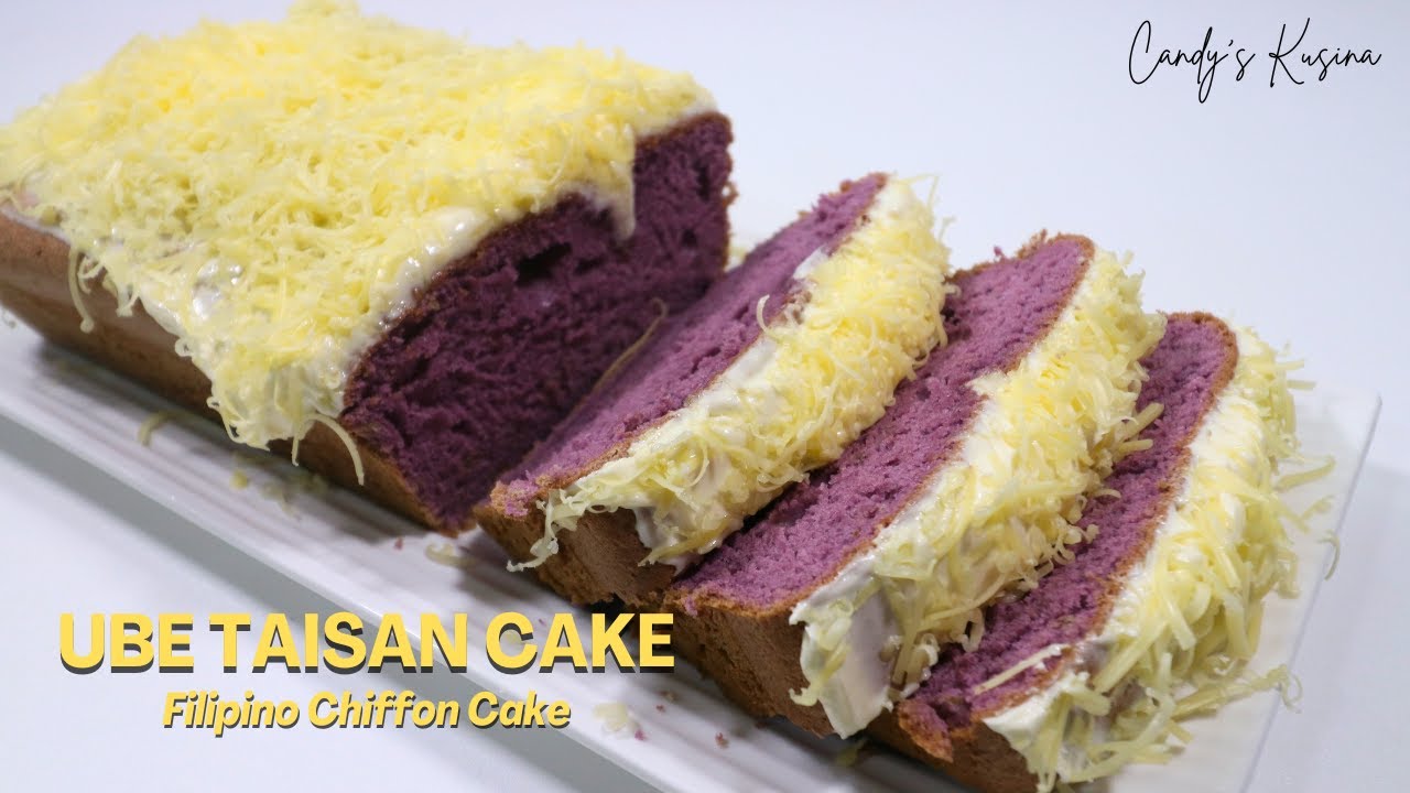 Ube Taisan Cake l Filipino Chiffon Cake
