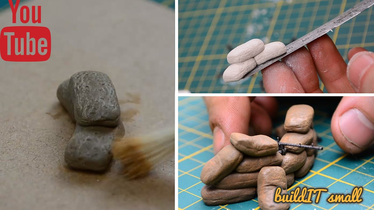 [HOW TO] Realistic sandbags [SCALE 1:35]✌🎥
