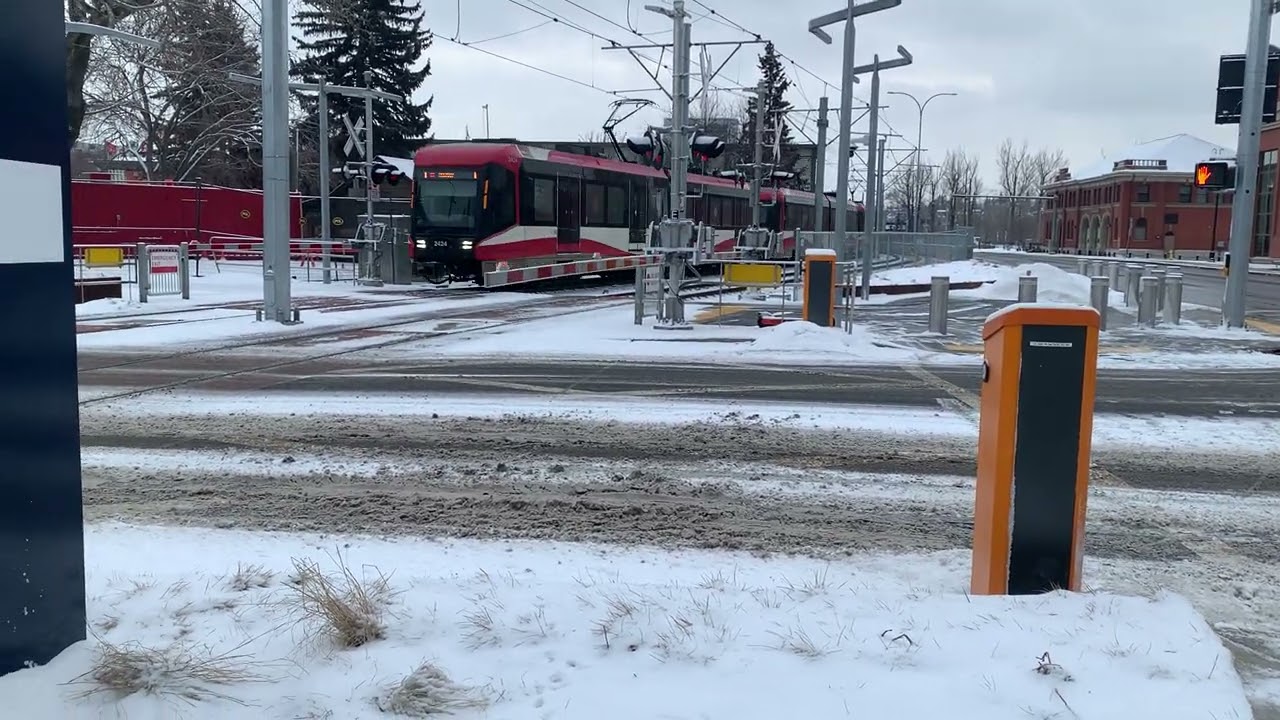 Redline S200 Enters Victoria Park Stampede Station #2424 #2423 #2457