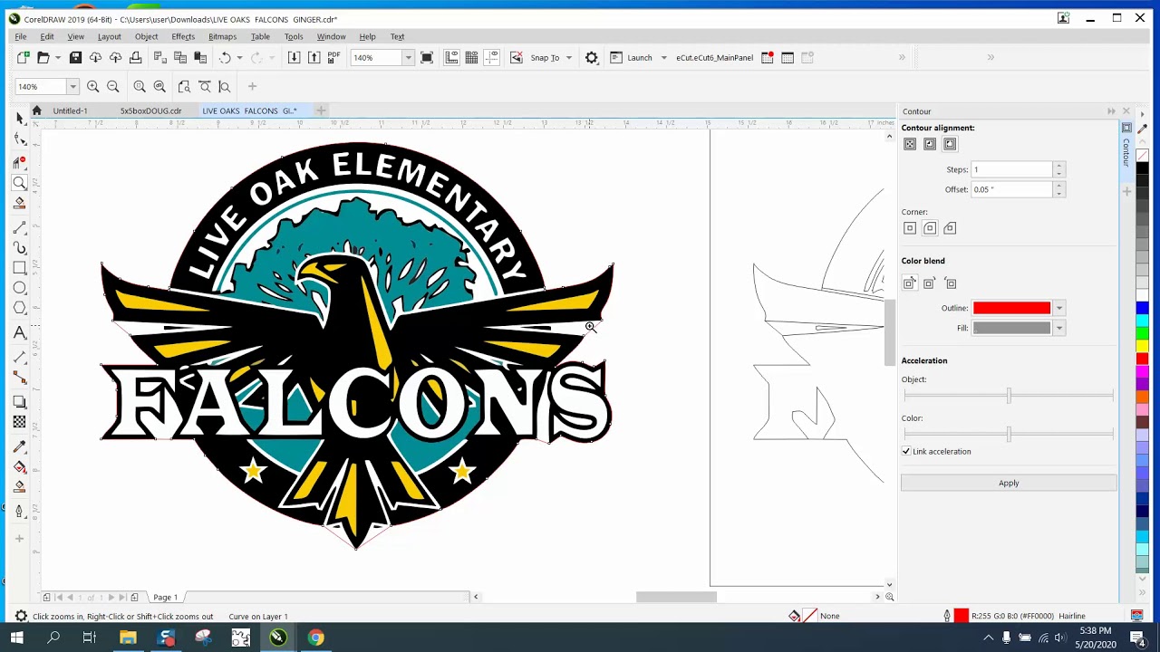 Corel Draw Tips & Tricks Cut outline around a sticker Part 2