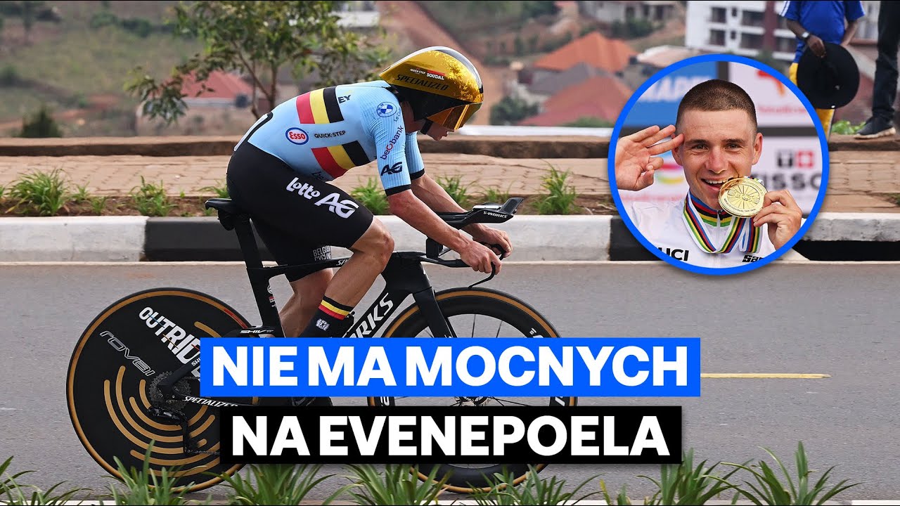 Remco Evenepoel obronił tytuł MISTRZA ŚWIATA w jeździe indywidualnej na czas 💪