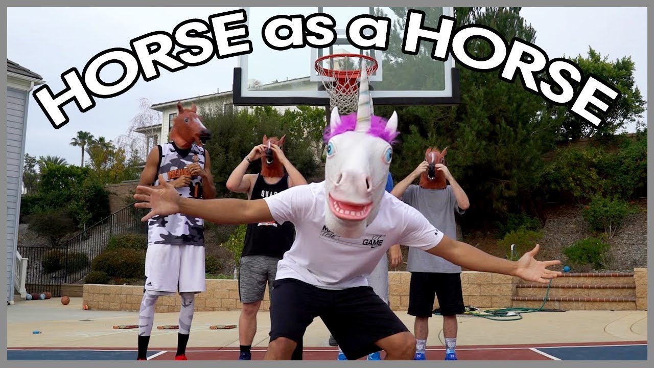 HORSES PLAY BASKETBALL!! 2 HYPE IRL BASKETBALL CHALLENGE