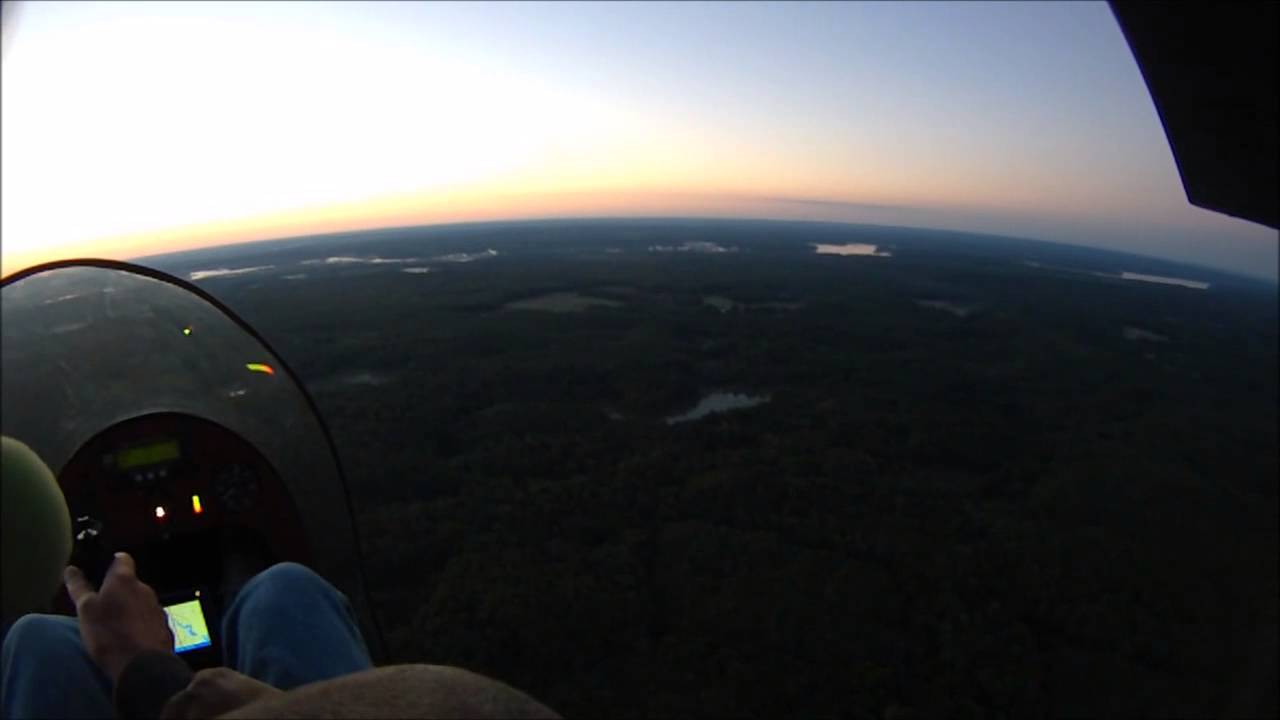 Kolb Firefly breakfast flight with cockpit narration