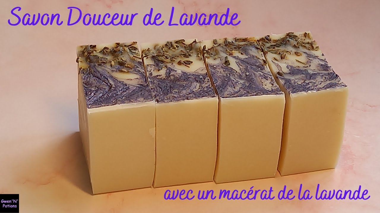 Savon à Froid Douceur de Lavande (avec recette et commentaire)