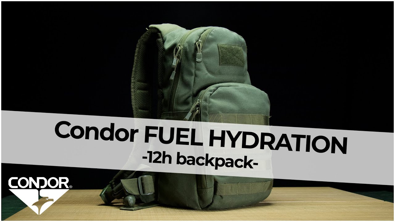Condor FUEL HYDRATION Backpack - My choice for 12h AIRSOFT games