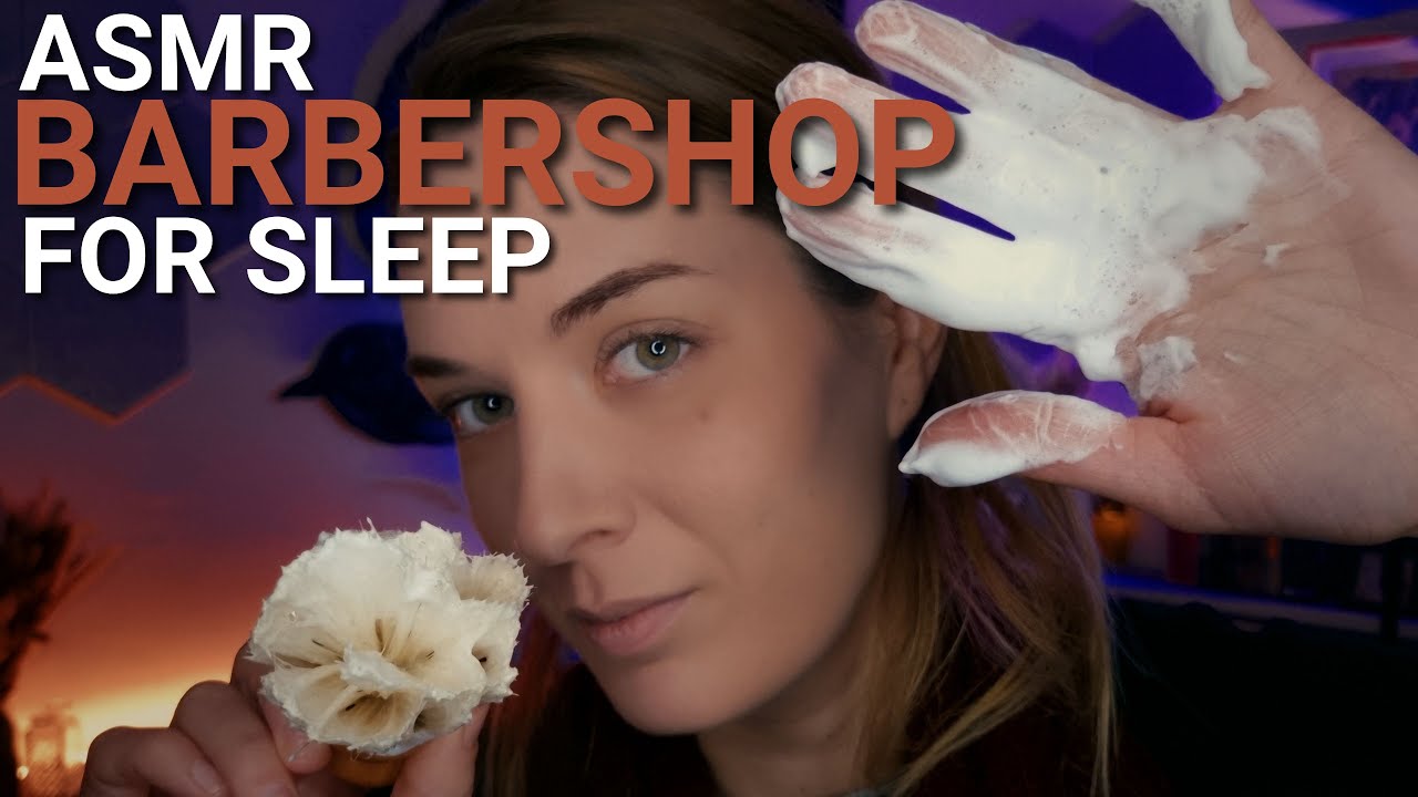 ASMR Barbershop Experience ✂️ Ultimate Shave & Face Care for Sleep (Soft Spoken & French)
