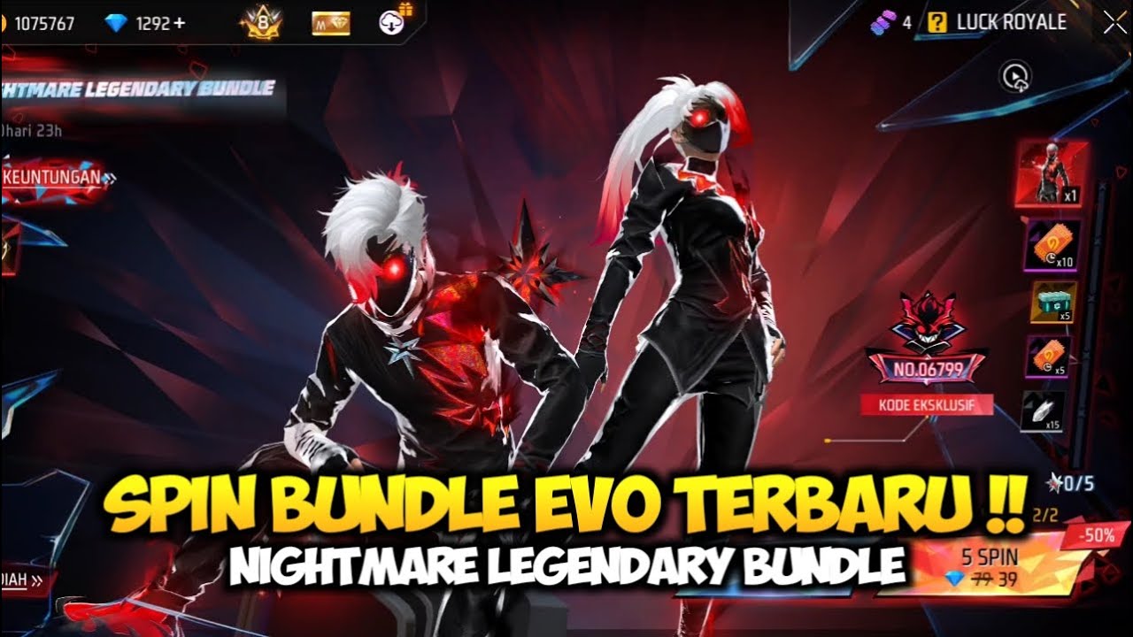 SPIN BUNDLE EVO TERBARU NIGHTMARE LEGENDARY! HABIS BERAPA DIAMOND? WINTERLAND 2025