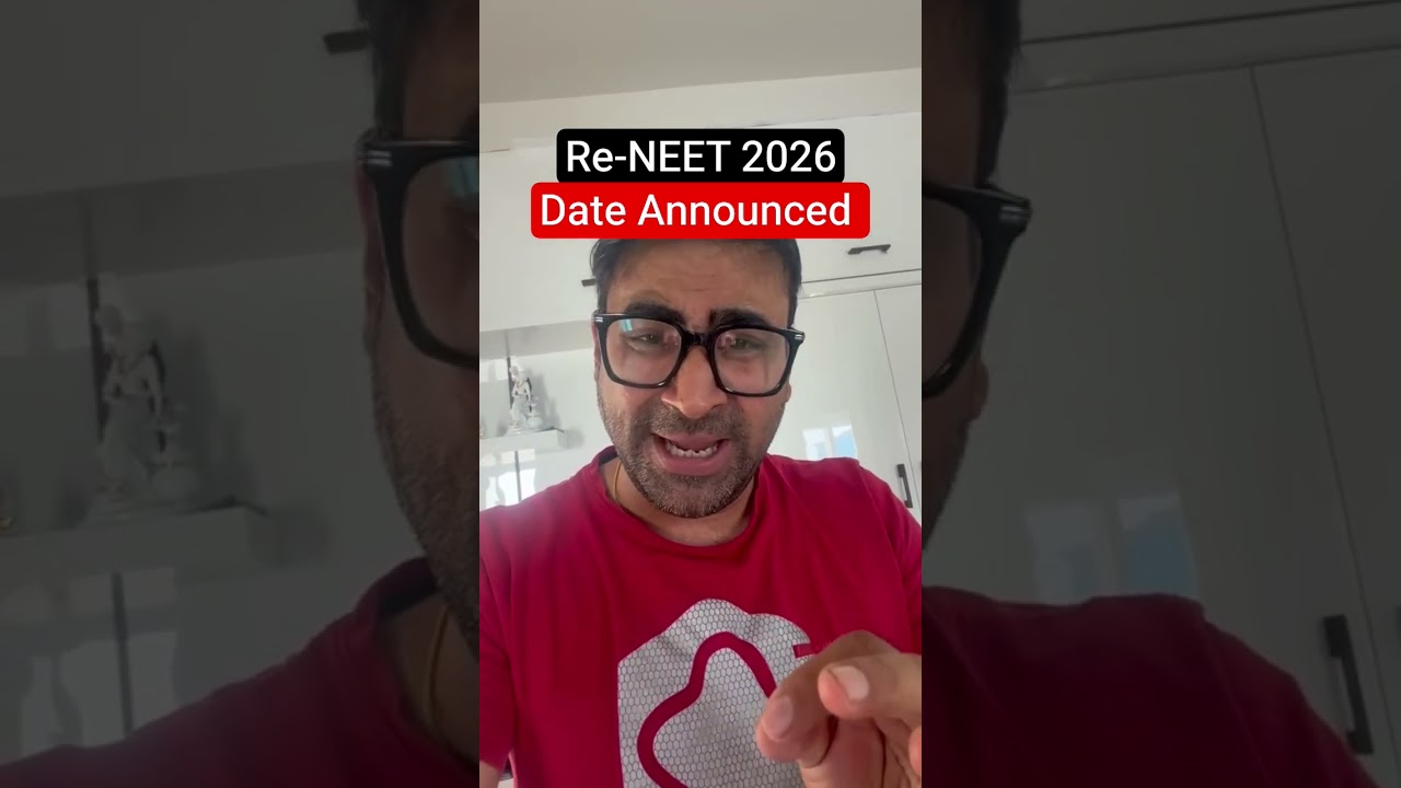 Re-NEET Exam Date Announced🔥 Re-NEET 2026 Date Out | Re-NEET Latest Update #reneet2026 #neet #aiims