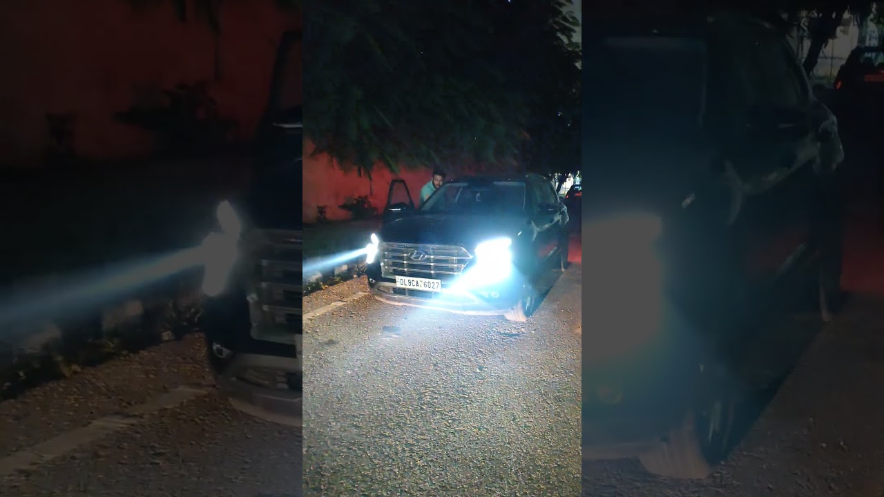 projector fog lamp in creta sx #creta #cretamodification #cretasx #scorpion