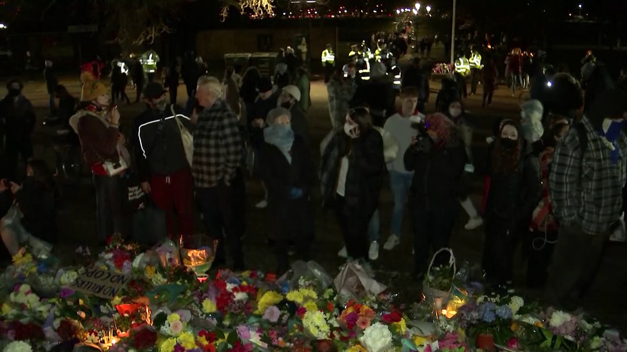 Scene of Sarah Everard vigil in London following rally ban