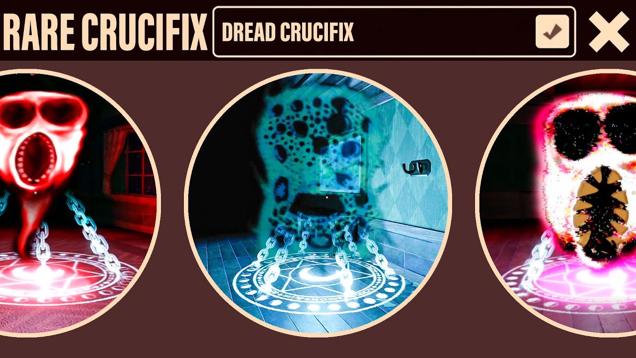 DOORS Hotel+ Update All RAREST CRUCIFIX Uses + New Rare Entities