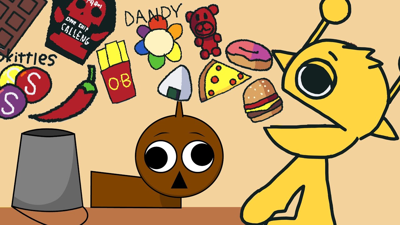 Sprunki, but FEED SIMON??